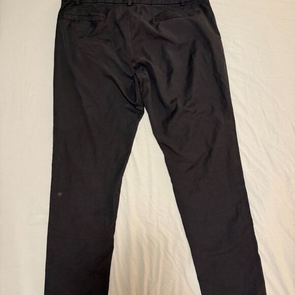 Lululemon Men’s Commission Pant - Classic Graphite Grey, Canvas, Size 38x34 - Picture 6 of 8